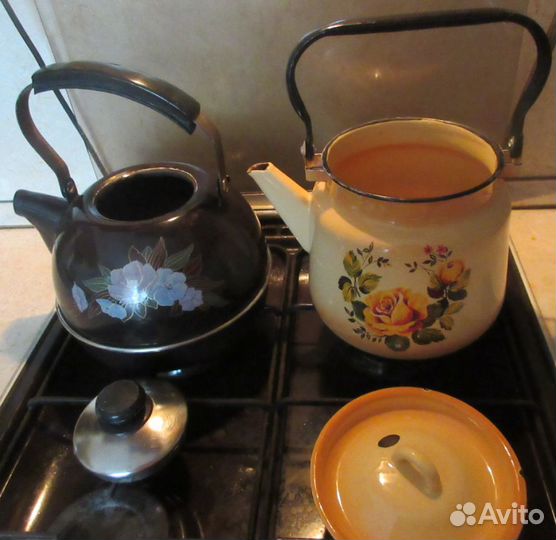 Чайник эмалированный СССР