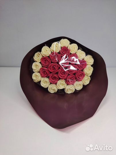 Шоколадные Розы - 29 шт в Букете