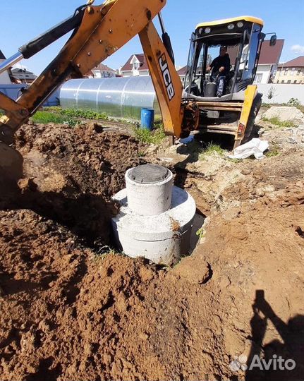 Септик из бетонных колец под ключ