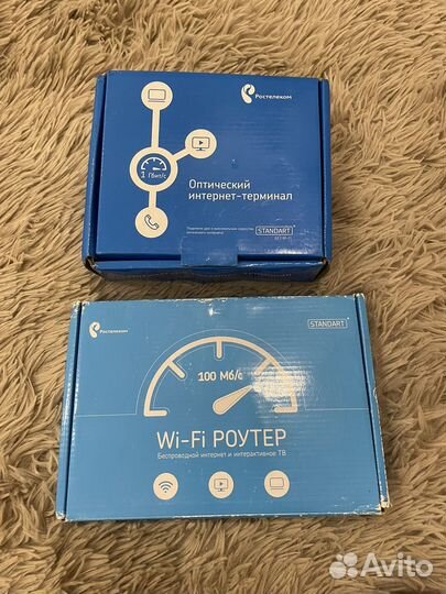 Wi-Fi Роутер и Оптический интернет-терминал