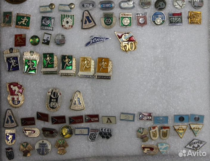 Значки Спорт СССР Футбол Хоккей Мишка Олимпийский