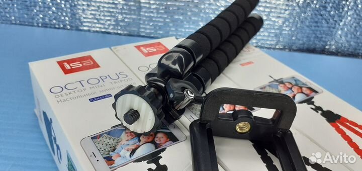 Гибкий трипод Isa Octopus Для Смартфонов Камер