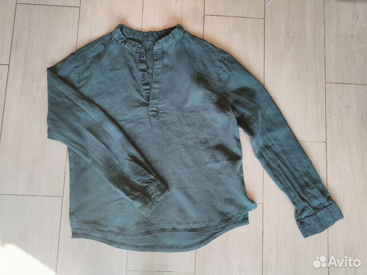 Рубашка мужская лен 100 %