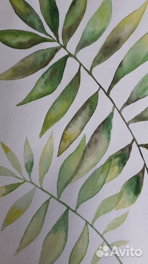 Картина акварель А4