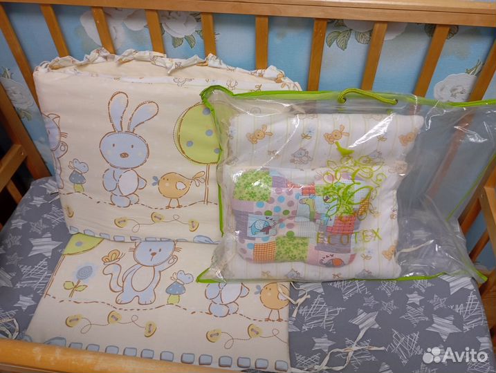 Бортики в детскую кроватку