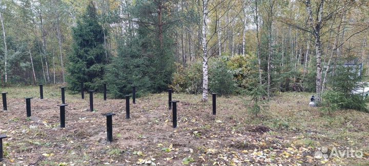 Свайно винтовой фундамент под ключ