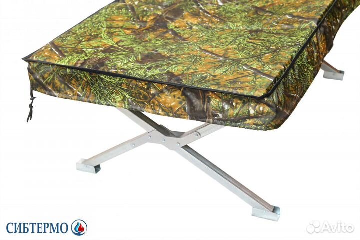 Утепленный мат для раскладушки 