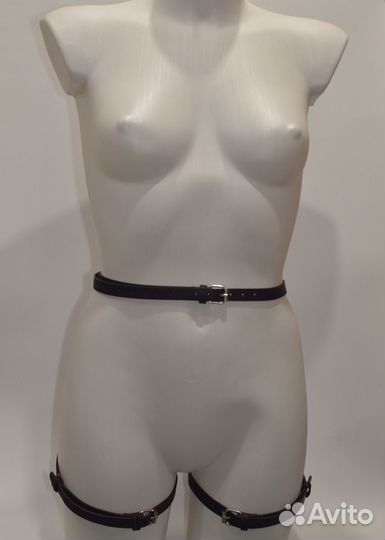 Кожаная портупея ручной работы