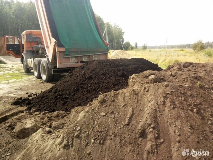 Чернозем / грунт плодородный с доставкой