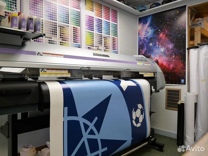 Печать баннеров, самоклейки, плакатов