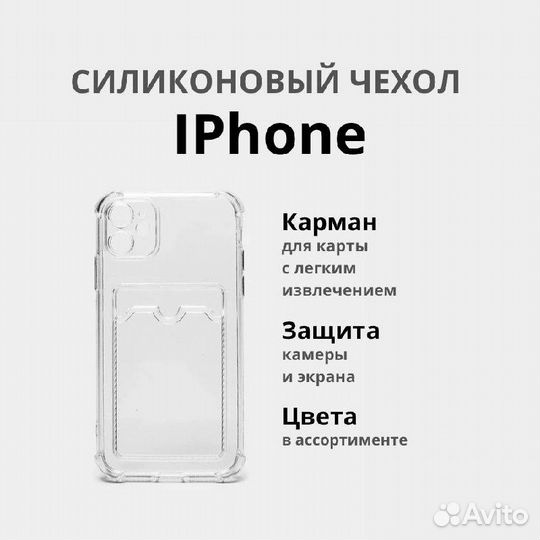 Силиконовый чехол для iPhone 11