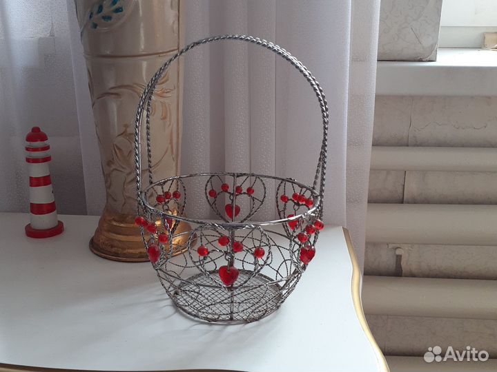 Корзинка металлическая