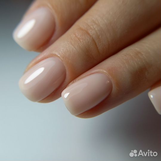 Маникюр гель лак наращивание