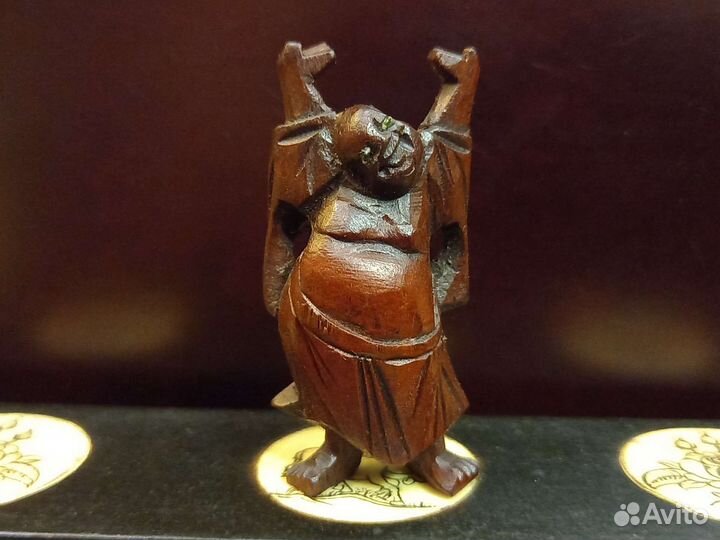 Будда Хотей танцующий Китай начало20 века бубинга