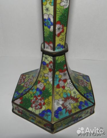 Подсвечники клуазоне. Китай