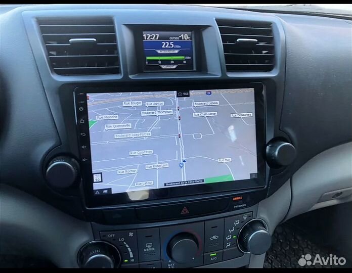 Toyota Highlander kluger android магнитола teyes
