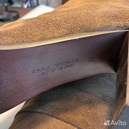 Сапоги женские ботфорты на 37-37,5 размер