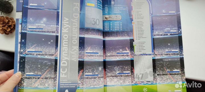 Журнал для наклеек Panini Лига Чемпионов уефа 2012