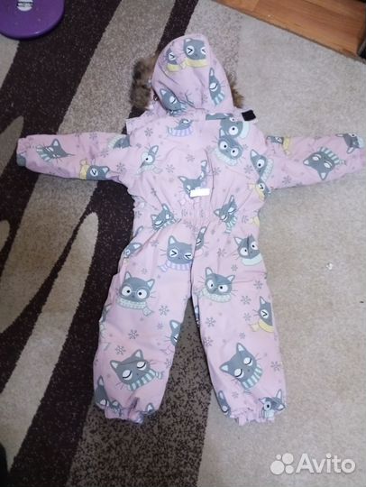 Зимний комбинезон для девочки 110
