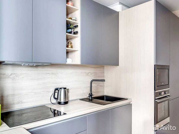 Кухня под ключ с островом