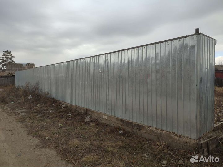 Металлопрофиль для забора бу