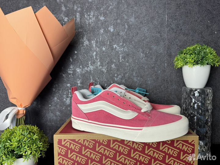 Vans knu skool розовые