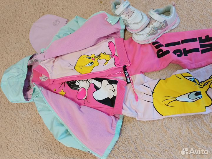 Вещи пакетом на девочку 92 98