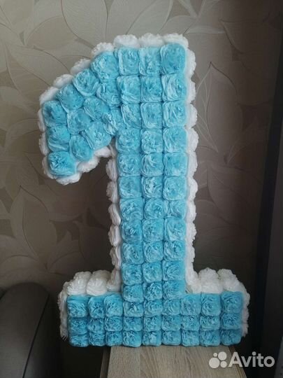 Цифра 1 на годик / украшения на 1 год / фотозона