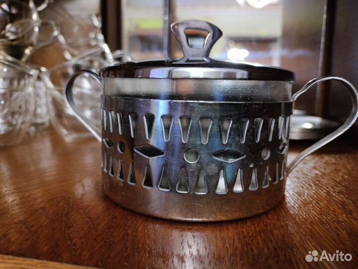 Сахарница стекло СССР