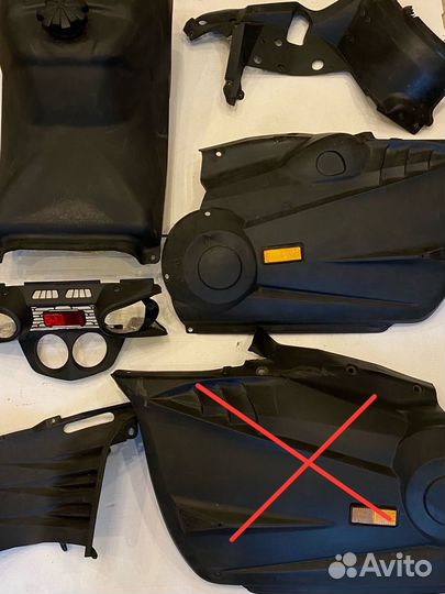 Пластик, железо на yamaha rs venture tf 2006