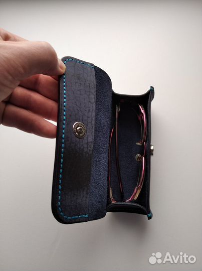 Очечник Ручная работа Натуральная кожа