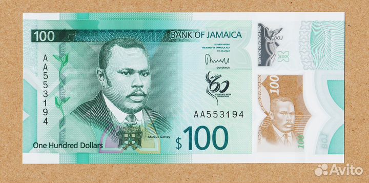 Ямайка 50 и 100 долларов 2022 года, новинка