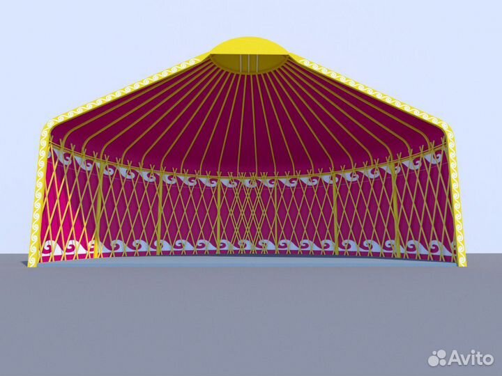 Полуюрта для выставок и фотозоны
