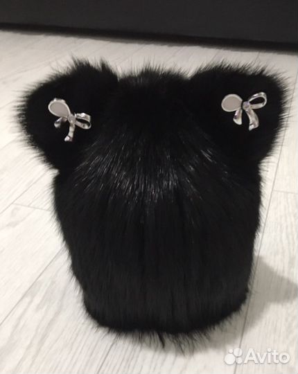Шапка норковая женская