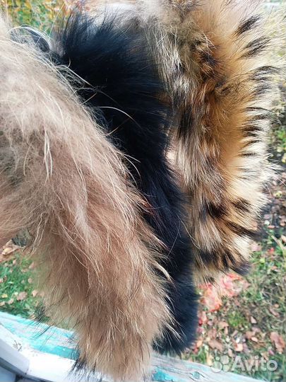 Мех песца,енота,лисы д/куртки или шубы, пуховика