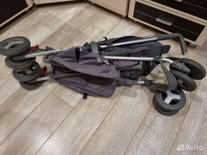 Прогулочная коляска трость сильвер cross