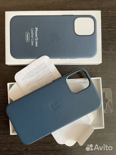 Чехол на iPhone 12 mini кожа оригинал