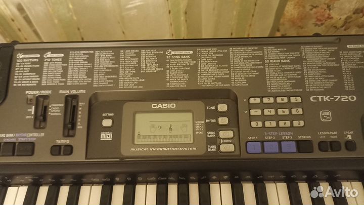 Синтезатор casio ctk 720 + подставка