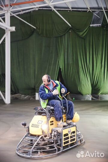 Двухроторный вертолет аренда (затирочная машина)