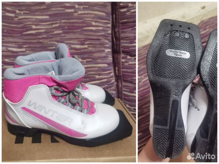 Лыжные ботинки 32