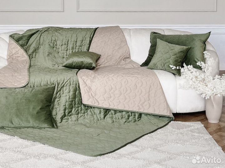 Бархатное покрывало Тэйла (велюровое)