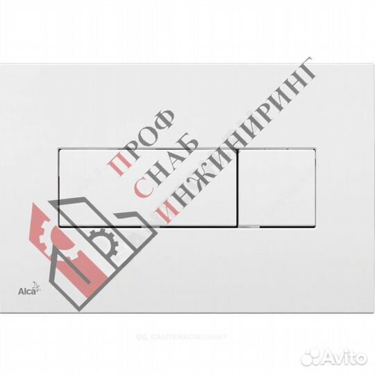 Кнопка для инсталляции белая Alca Plast M370