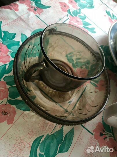 Тарелки, бокалы