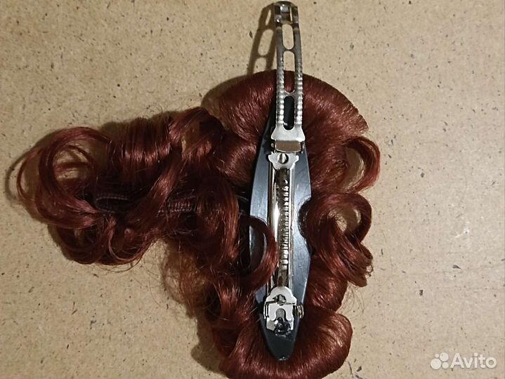 Винтаж.Заколки автомат для трессов, кудри цв.медь