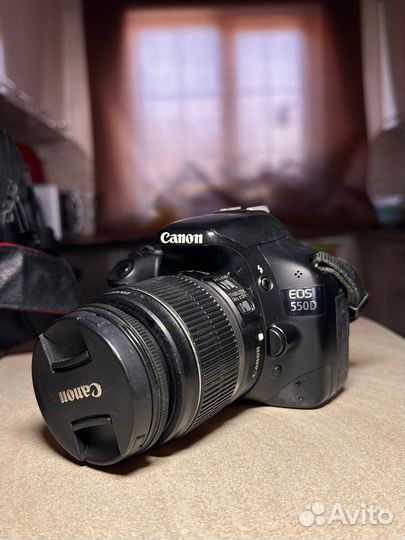 Зеркальный фотоаппарат canon 550d