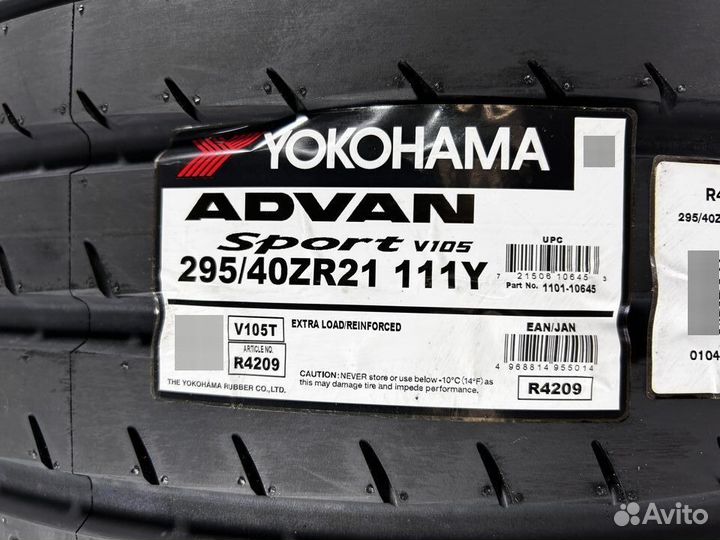 Yokohama Advan Sport V105T 295/40 R21 111Y