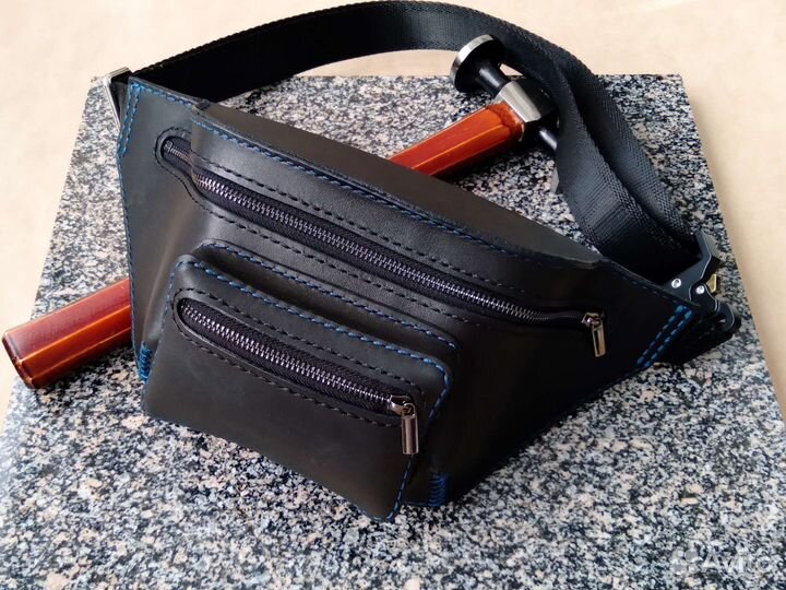 Поясная сумка бананка ручная работа