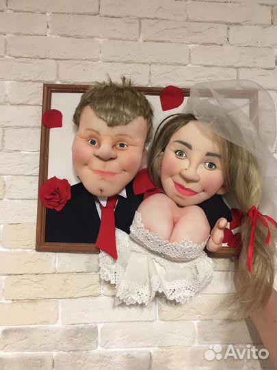 Портретная шаржевая кукла