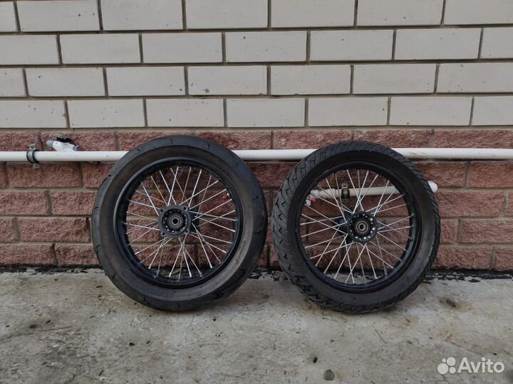 Зимние колеса на пикбайк