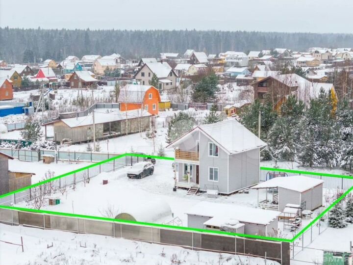 Дом 98 м² на участке 9 сот.